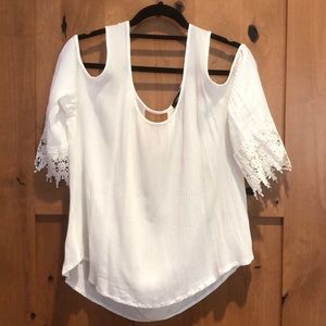 Cold shoulder blouse